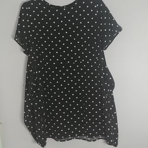 GEORGE, XL, Black with White polka dot, dress 👗